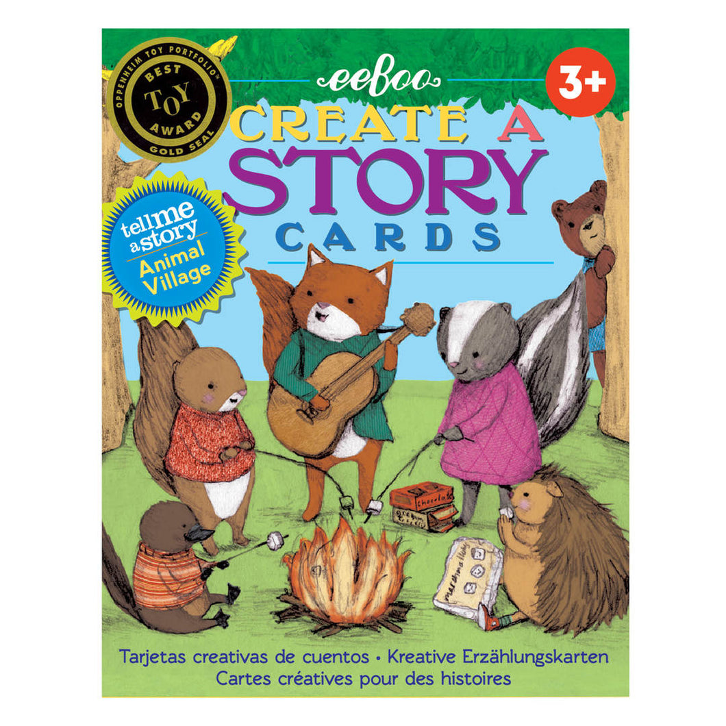 Eeboo Animal Village Create A Story Cards