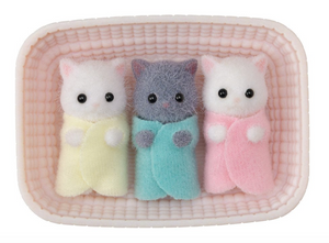 Calico Critters Persian Cat Triplets