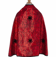 Load image into Gallery viewer, Great Pretenders Reversible Spider Bat Cape &amp; Mask Size 4-6 Years
