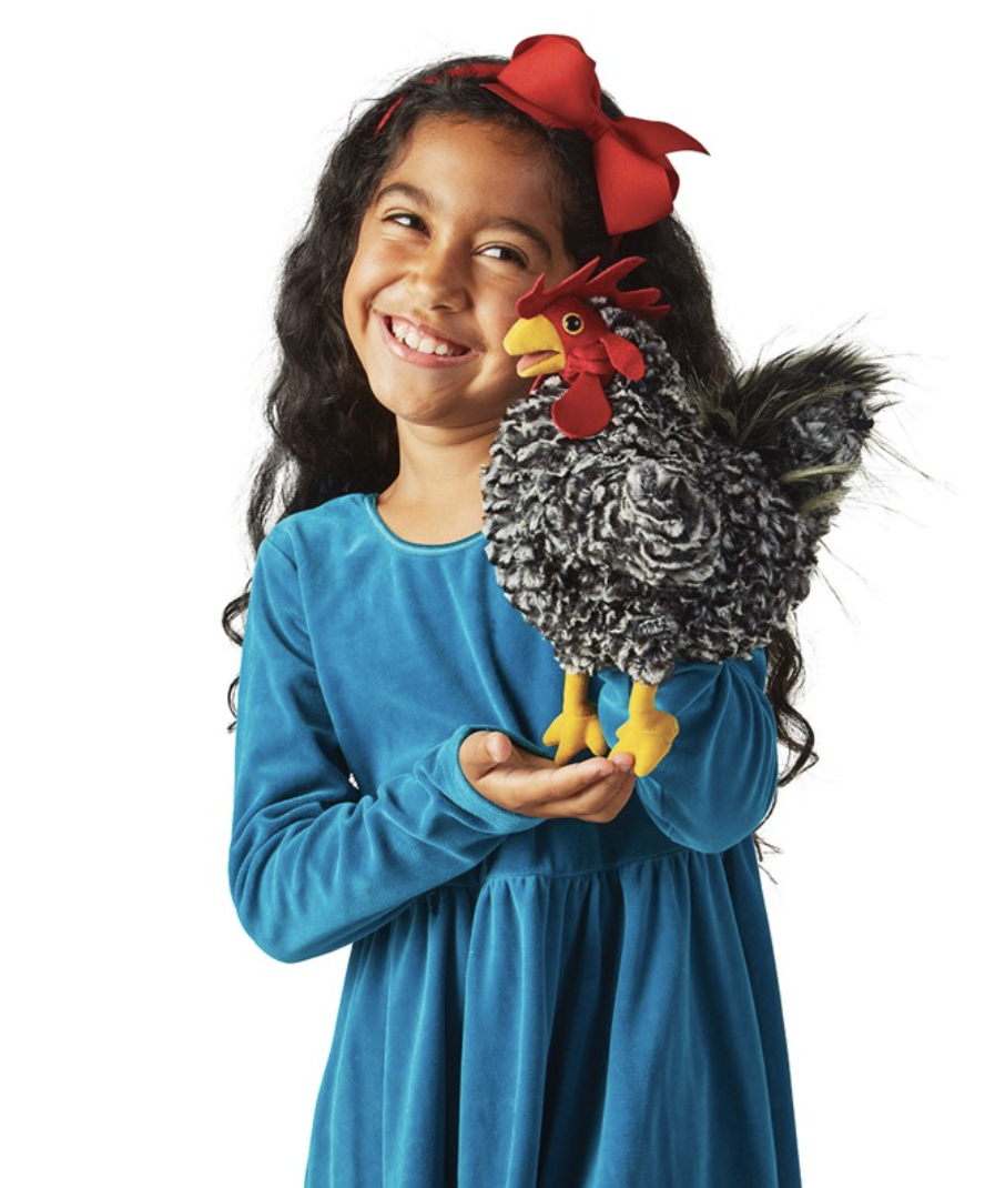 Folkmanis Barred Rock Rooster Puppet