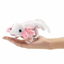 Load image into Gallery viewer, Folkmanis Axolotl Puppet
