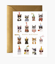 Load image into Gallery viewer, Rifle Paper Co. Cool Cats Birthday Card
