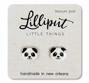 Lilliput Little Things Panda Earrings