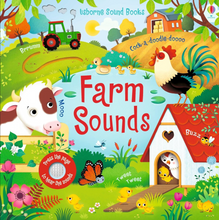 Load image into Gallery viewer, Usborne Sound Books Farm Sounds Board Book
