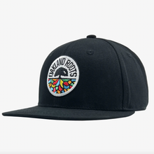 Load image into Gallery viewer, Oaklandish Oakland Roots SC Structured Snapback Black
