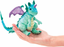 Load image into Gallery viewer, Folkmanis Mini Dragon Puppet
