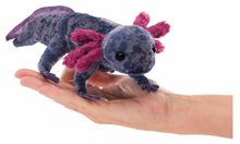 Load image into Gallery viewer, Folkmanis Black Axolotl Puppet
