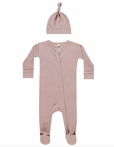 Quincy Mae Waffle Sleep Set Mauve