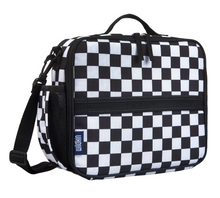 Load image into Gallery viewer, Wildkin Black and White Checkered Eco Lunch Box
