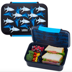 Wildkin Sharks Reusable Food Container Bento Box