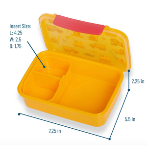 Wildkin Under Construction Reusable Food Container Bento Box