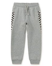 Load image into Gallery viewer, Tea Collection Stripe Out Joggers Med Heather Grey
