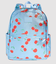 Load image into Gallery viewer, State Bags Metallic Kane Kids Large Blue Cherries
