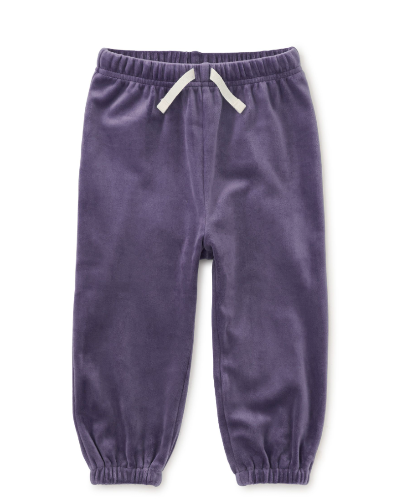 Tea Collection Easy Fit Velour Baby Joggers Shadow