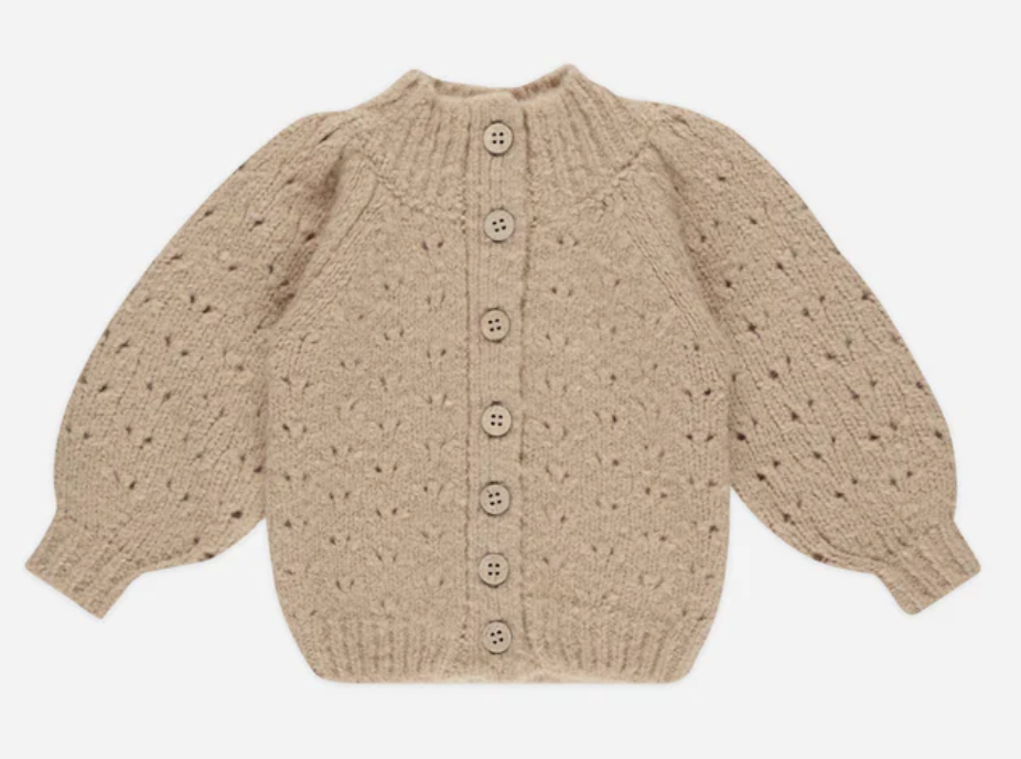 Rylee + Cru Tulip Cardigan Sand