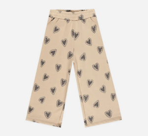 Rylee + Cru Wide Leg Pant Hearts Sand