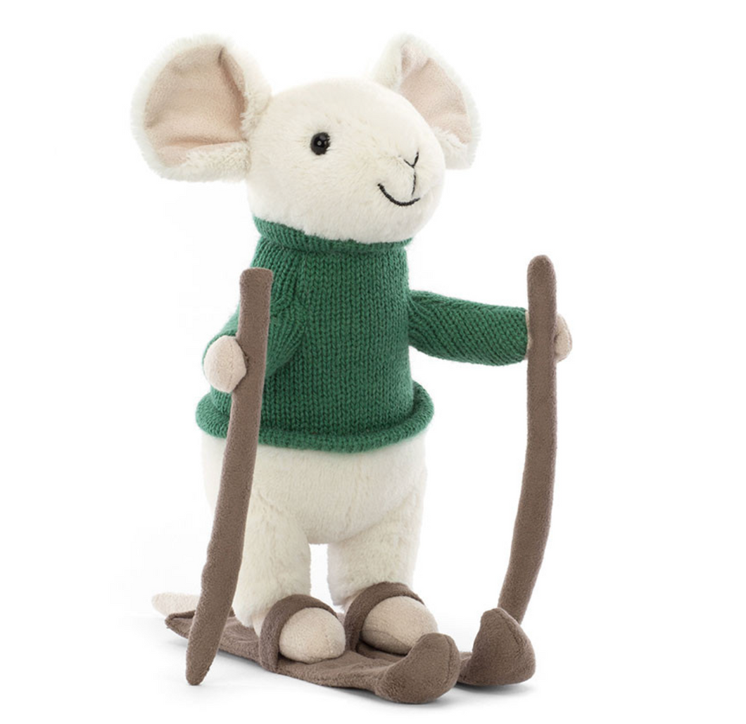 Jellycat Merry Mouse Skiing