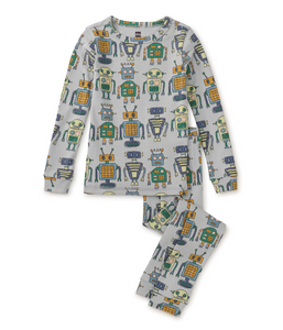 Tea Collection Goodnight Pajama Set Ismail's Robots