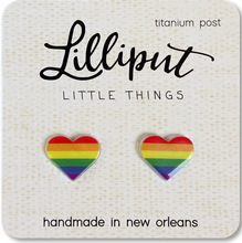 Load image into Gallery viewer, Lilliput Little Things Pride Earrings
