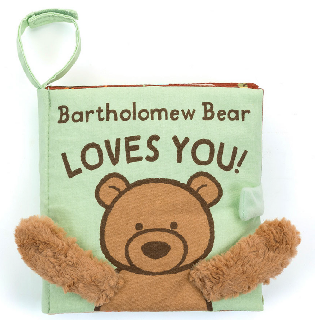 Jellycat Bartholomew Bear Loves You Book