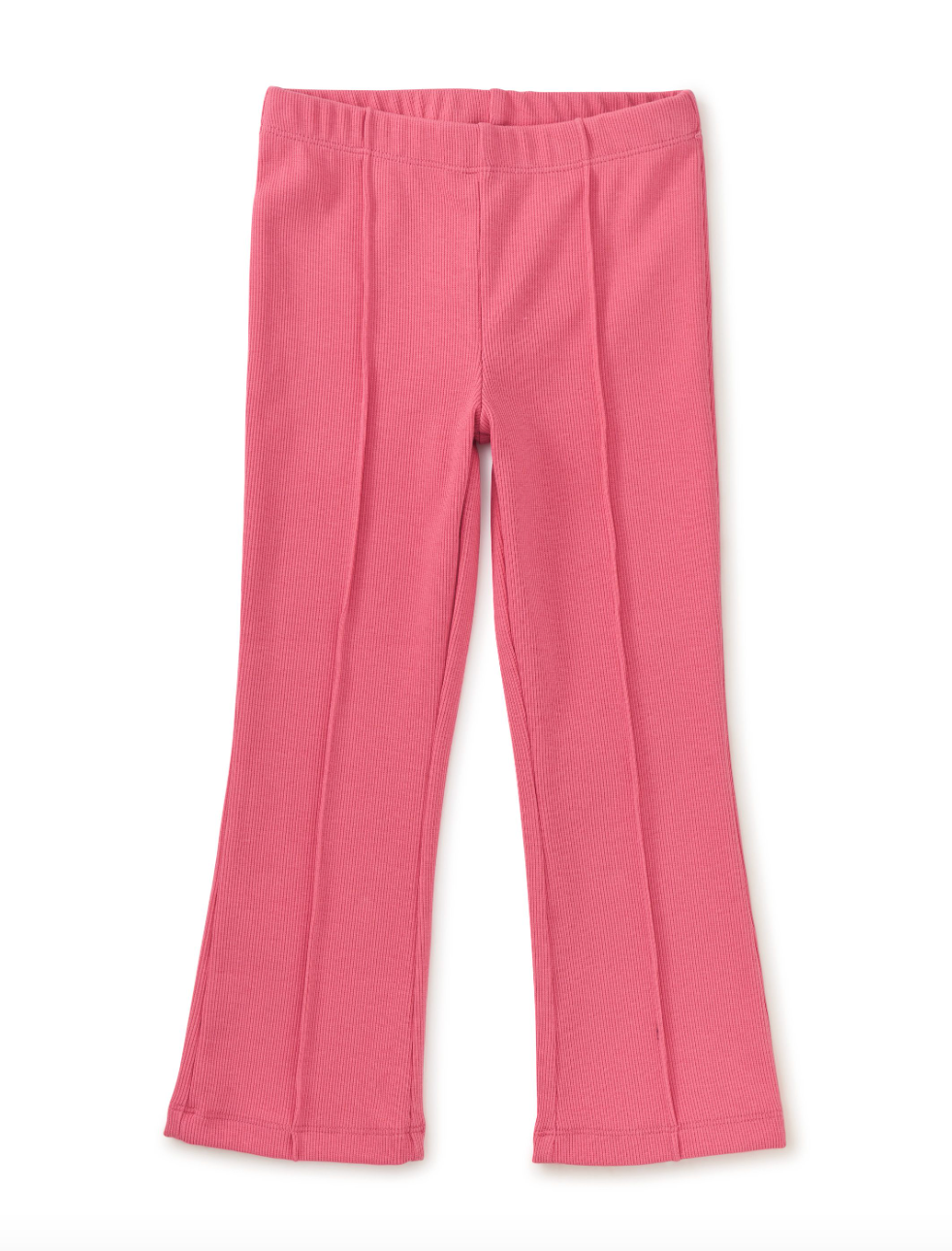 Tea Collection Ribbed Flare Pants Desert Rose