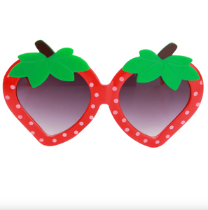 Sparkle Sisters Strawberry Sunglasses Red