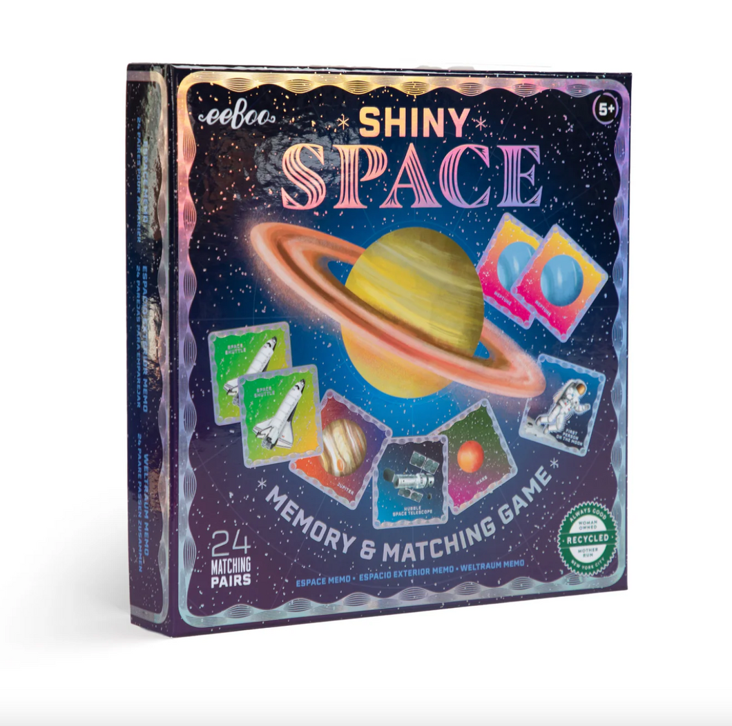 Eeboo Shiny Space Memory & Matching Game