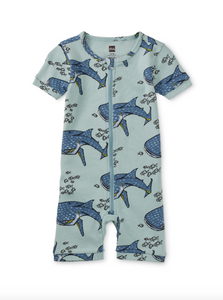 Tea Collection Rockabye Baby Pajamas Whale Sharks & Friends