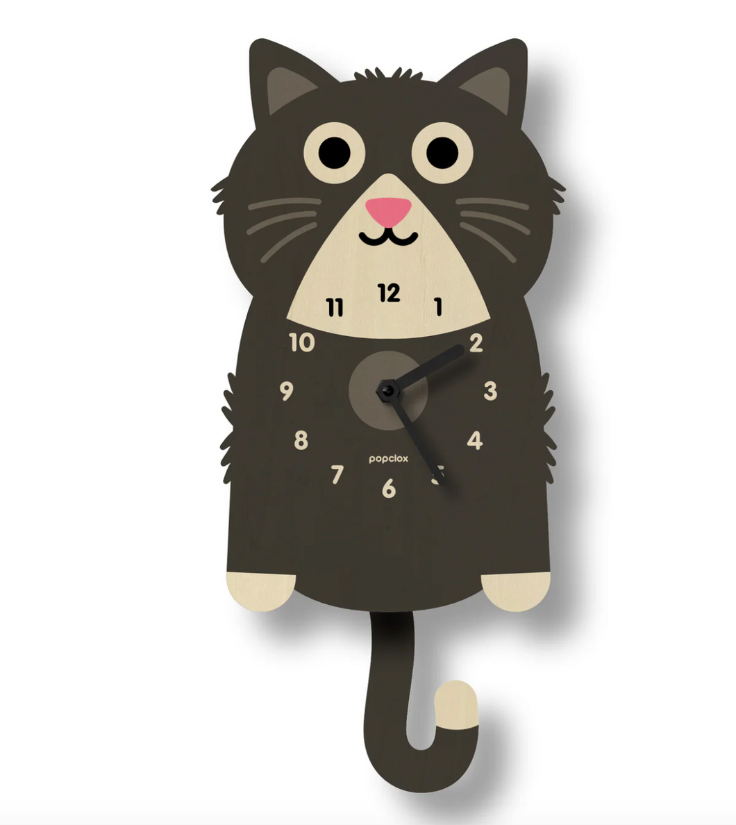 Popclox Kitten Pendulum Clock