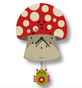 Popclox Mushroom Pendulum Clock