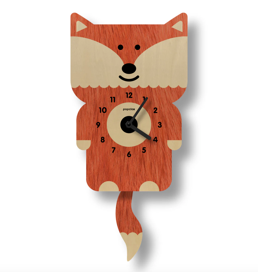 Popclox Fox Pendulum Clock