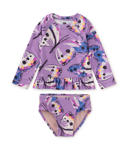 Tea Collection Rash Guard Baby Swim Set Carnival Butterfly