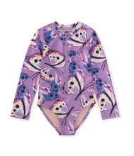 Load image into Gallery viewer, Tea Collection Long Sleeve One-Piece Swimsuit Carnival Butterfly
