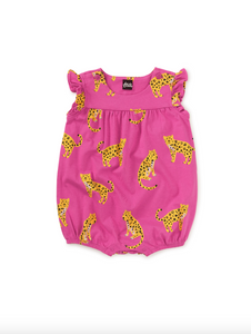 Tea Collection Flutter Baby Romper Sweet Jaguars