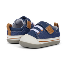 Load image into Gallery viewer, See Kai Run Stevie Mini Navy Denim Size 5
