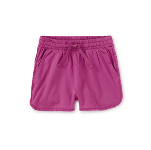 Tea Collection Pom-Pom Gym Shorts Mulberry