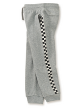 Load image into Gallery viewer, Tea Collection Stripe Out Joggers Med Heather Grey
