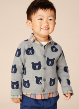 Load image into Gallery viewer, Tea Collection Iconic Baby Cardigan Baby Bears
