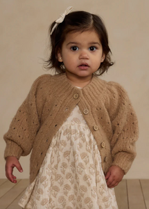 Rylee + Cru Tulip Cardigan Sand