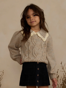 Rylee + Cru Alice Sweater Heathered Sand