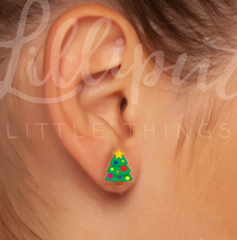 Load image into Gallery viewer, Lilliput Little Things Christmas Tree Earrings
