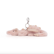 Load image into Gallery viewer, Jellycat Rose Dragon Bag Charm
