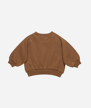 Load image into Gallery viewer, Quincy Mae Pocket Sweatshirt Cinnamon
