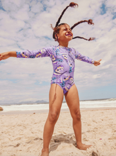 Load image into Gallery viewer, Tea Collection Long Sleeve One-Piece Swimsuit Carnival Butterfly
