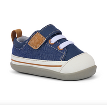 Load image into Gallery viewer, See Kai Run Stevie Mini Navy Denim Size 5
