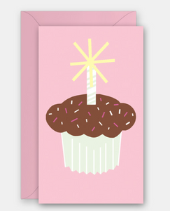 Enclosure Cards Chocolate Cupcake