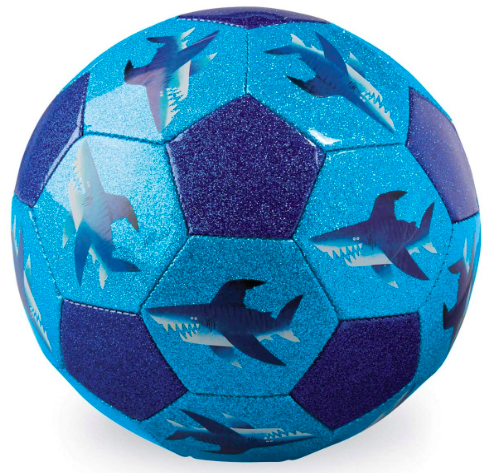 Crocodile Creek Glitter Soccer Ball Shark 7