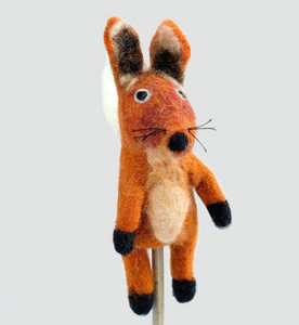 The Winding Road Felt Finger Puppet Fox