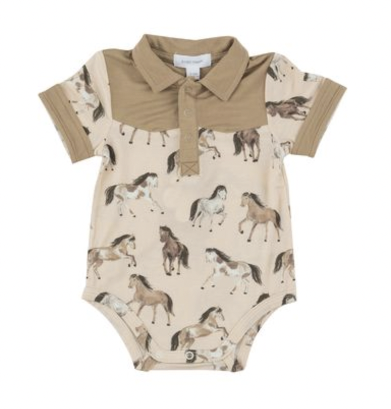 Angel Dear Bodysuit Horses