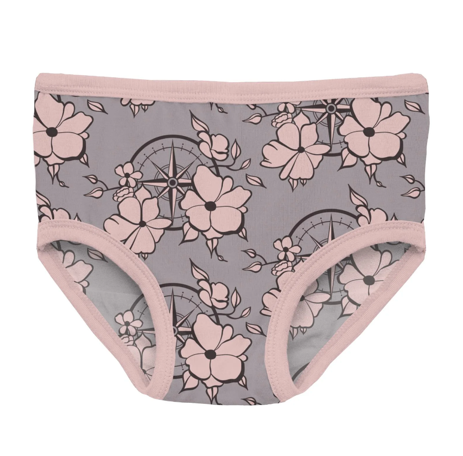 Kickee Pants Love Stripe Girl's Underwear Size S 6-8y – Silver Moon Kids